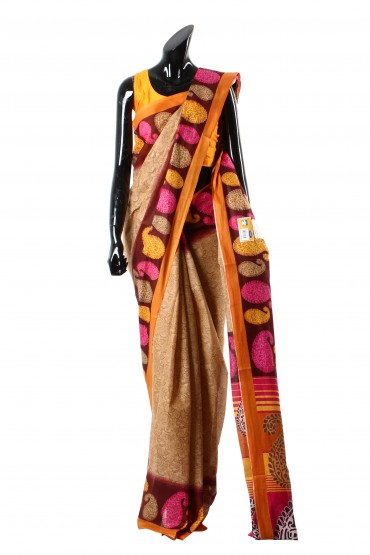 Ikat Print Sari